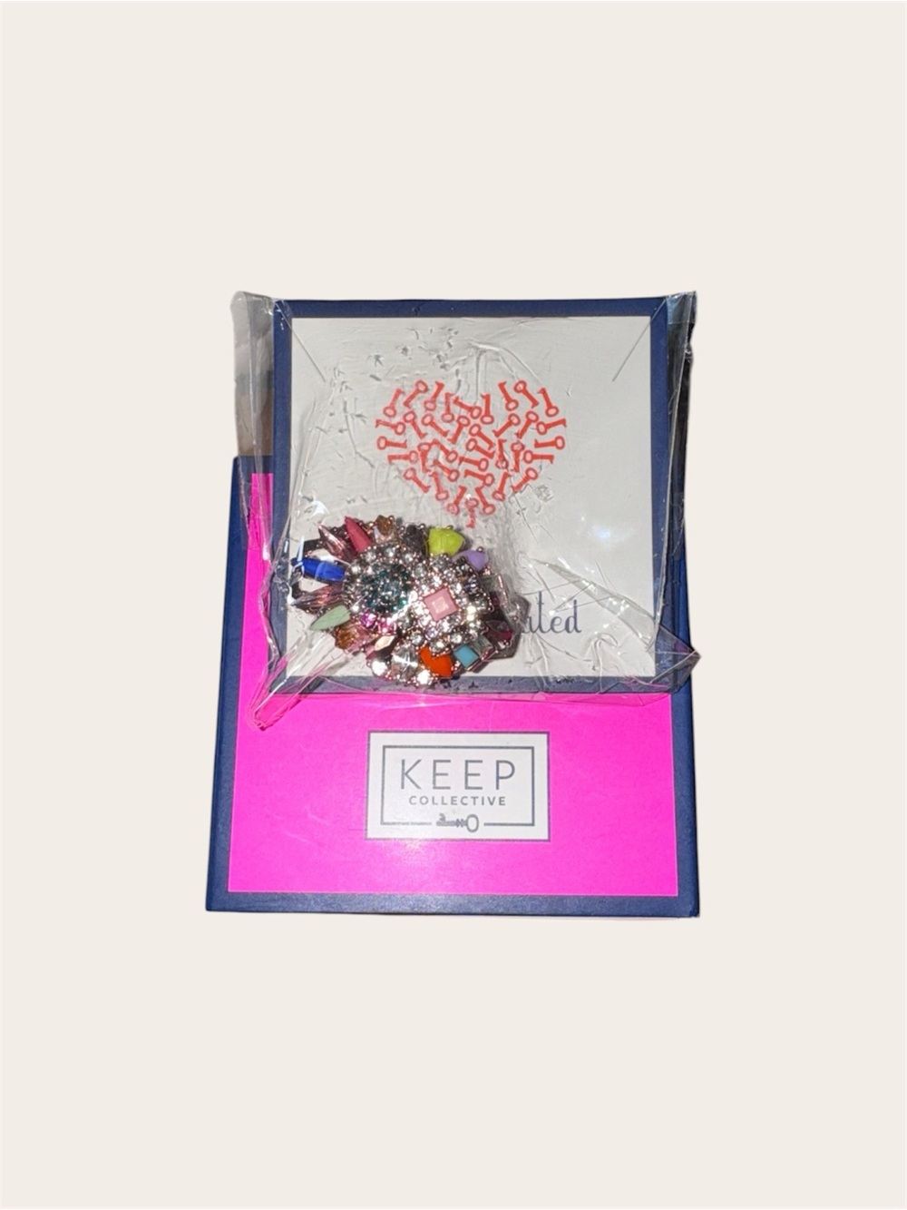 KEEP Collective Shades of You Rose Gold Multicolor Bracelet Charm